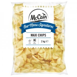 Bulvių traškučiai "Maxi chips" šaldyti, McCAIN, 2 kg